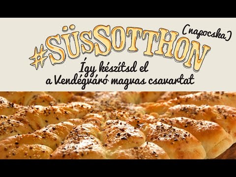 Budafoki élesztő: Vendégváró magvas csavart (napocska)
