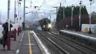 preview picture of video '60163 Tornado Passing Through Drem On 18/11/10'