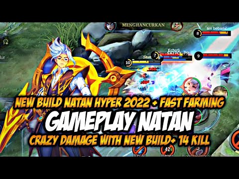 TUTORIAL NATAN HYPER FAST FARMING | NEW BUILD, CRAZY DAMAGE IN LATE GAME - MOBILE LEGENDS