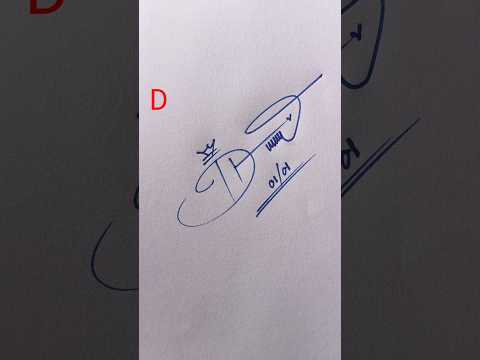Creative D signature style #signatureideas #dsignature