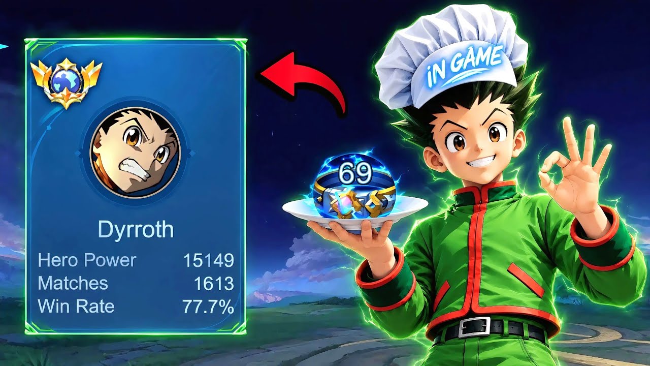 MY FINAL MATCH BEFORE I QUIT… 15100 MMR GLOBAL 1 DYRROTH – PERFECT RECIPE REVEALED 🔥