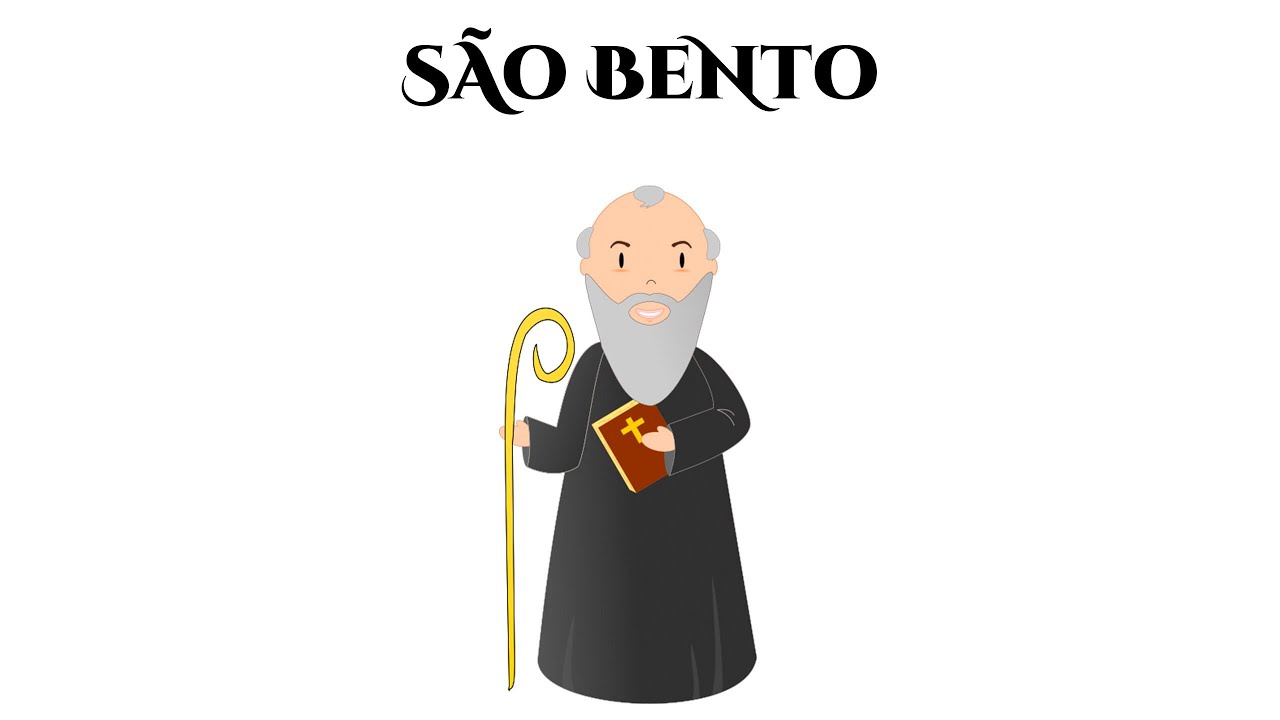 SÃO BENTO | DESENHOS BÍBLICOS | CATEQUESE