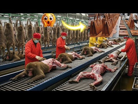 Inside the Monkey-Pattern Leather Factory: Full Process From Raw Material to High-End Luxury Bags