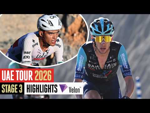 No one saw this coming 😲 | UAE Tour 2026 Stage 3 Highlights