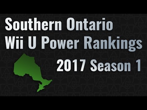 Southern Ontario Smash 4 Power Ranking - 2017 Season 1