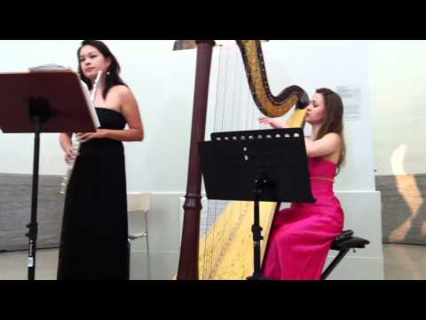 Marina Roznitovsky and Dorothy Wu perform at the Legion of Honor (excerpt of Faure's "Berceuse" )