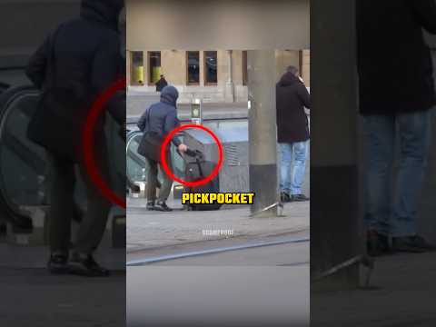 Undercover cops bait pickpocket