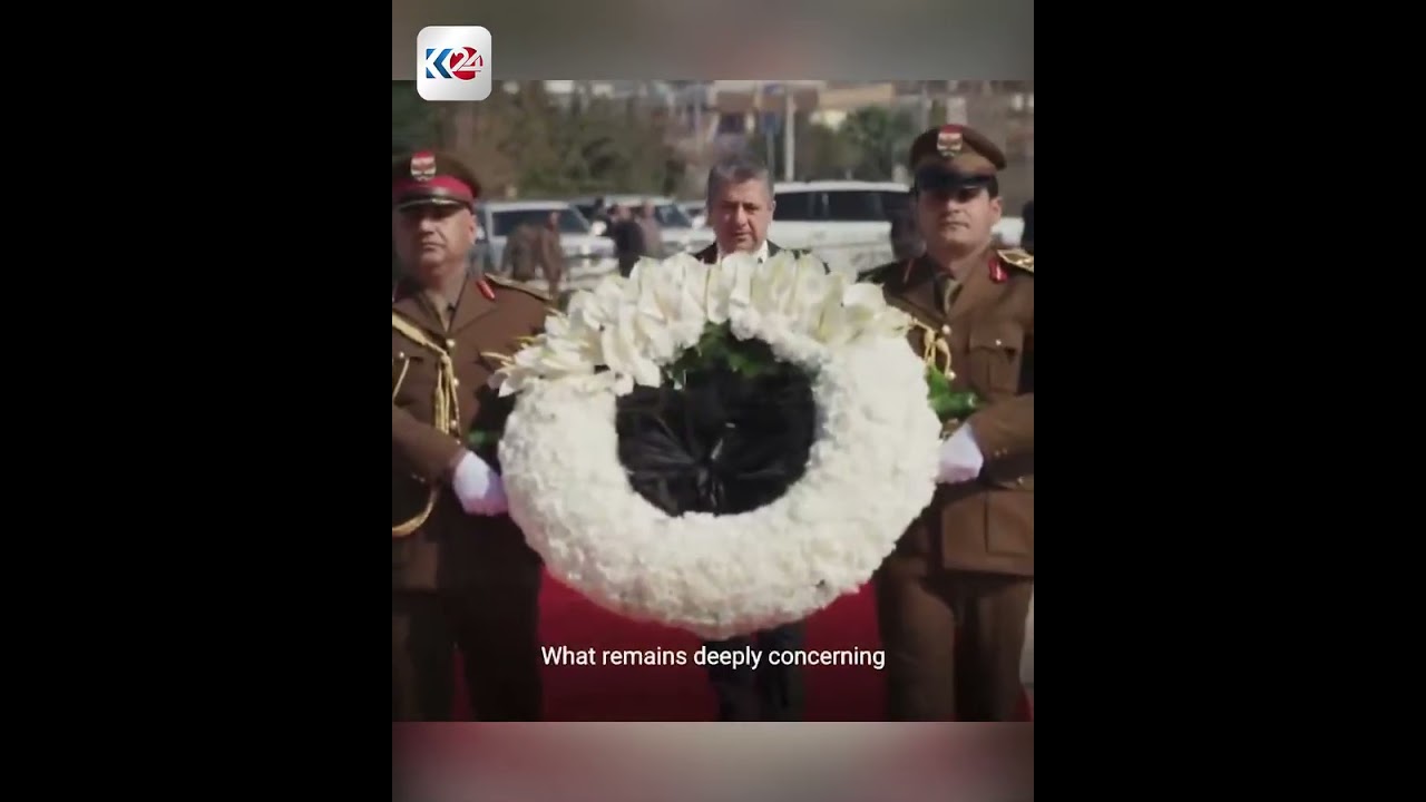 ڤیدیۆ | سەرۆکوەزیران: هەڵەبجە زامێکە بە جەستەی کوردستانەوە و ئەرکی هەموومانە سارێژی ئەم برینە بکەین