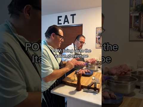 POV living up to the Italian stereotype #shorts