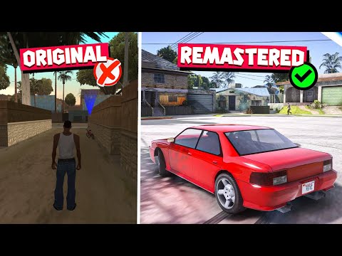 How To Remaster GTA San Andreas In 2023🔥| Best Realistic Graphics Mod (For Low End PC)