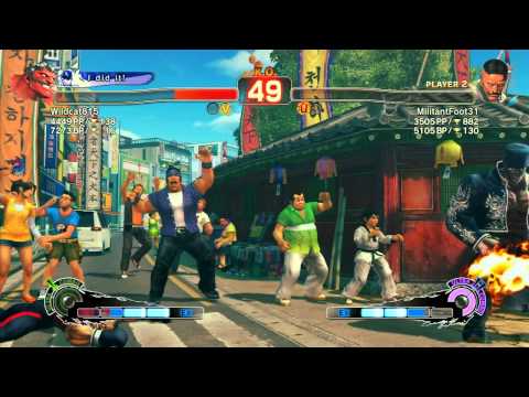 SSF4 AE: Wildcat815 (Hakan) vs MilitantFoot31 (Dudley) - Ranked Match (720p HD)