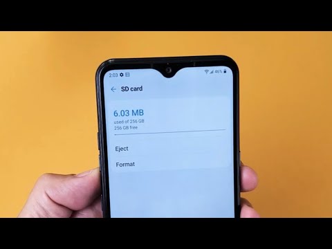 LG K51: How to Format SD Card while Inside Phone