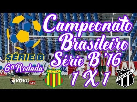 [Série B '16] 6ª Rodada - Sampaio Corrêa FC 1 X 1 Ceará SC - Rafael Costa - Narr.: Jota Rômulo