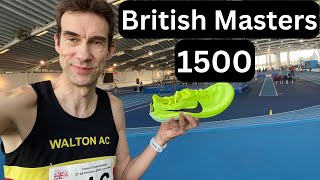 British Masters Indoor Champs 1500 + Garmin & Power of 10 analysis