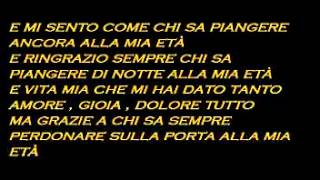 TIZIANO FERRO-ALLA MIA ETA+TESTO+LETRA ESPAÑOL