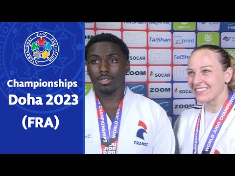 France - World Judo Championships Doha 2023 Mixed Teams Silver Medalist