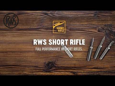 RWS Short Rifle cartridges: Full performance from short barrels.