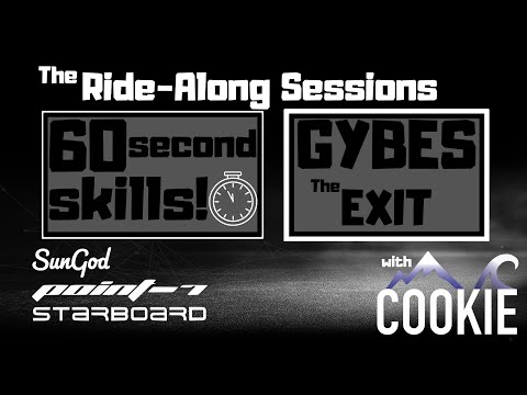 Gybe- The EXIT (Rig Flip)! 60second skills with Cookie     | Windsurfing #shorts vassiliki vasiliki