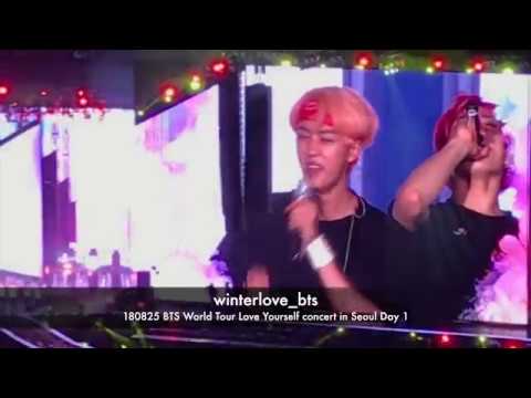 [VLOG/FANCAM] 180825 BTS Love Yourself concert in Seoul Day 1