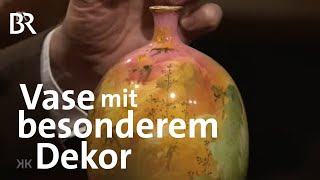 Vase mit floralem Dekor | Kunst + Krempel | BR