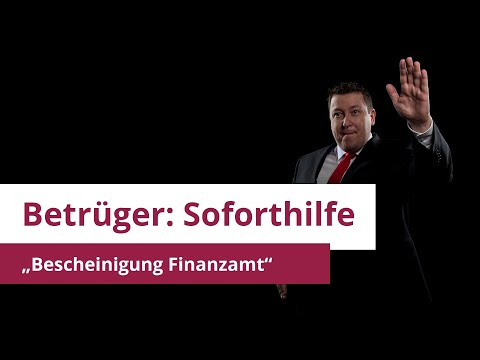 Vorsicht Falle! Betrügerische Emails: Bescheinigung Finanzamt