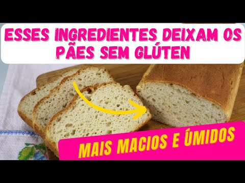 ADICIONANDO ESSES INGREDIENTES SEUS PÃES SEM GLÚTEN FICARÃO MAIS MACIOS E ÚMIDOS