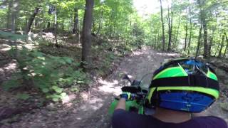 preview picture of video 'Arctic Cat H1 TRV ATV riding at L'Ange-Gardien Quebec with GoPro'
