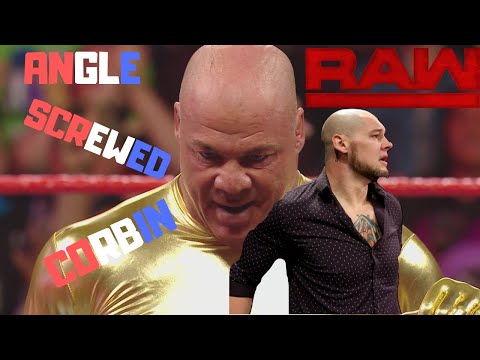 Kurt Angle returns & screws Baron Corbin