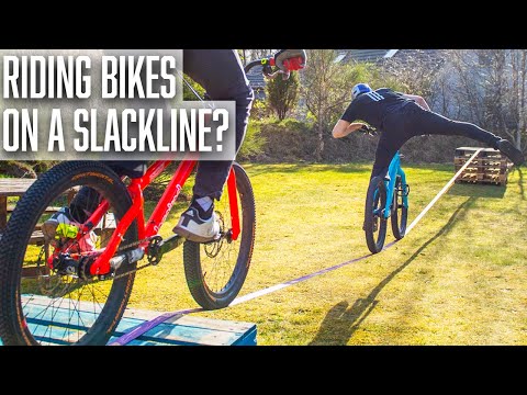 30m slackline na kole