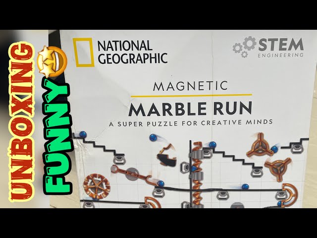 Vídeo relacionado con National Geographic Run de Canicas Magnético - Set de Construcción Stem 150 Piezas con Pista Magnética, Piezas de Truco y Canicas
