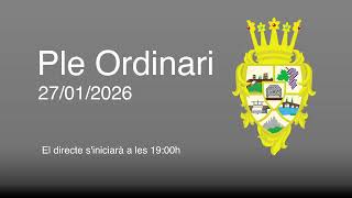 Ple Ordinari 27-01-2026