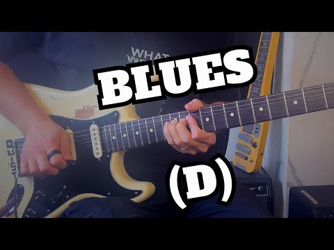 Feel-Good Vintage Blues Backing Track in D | Guitar Jam