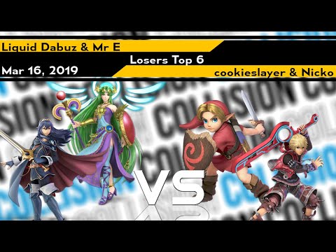 [Smash Ultimate] Collision 2019 (Doubles L.Top 6) - Liquid Dabuz & Mr E vs cookieslayer & Nicko