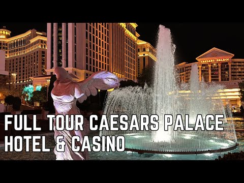 FULL WALKTHROUGH 2024 Caesars Palace Hotel & Casino Roman Themed Las Vegas Strip Resort