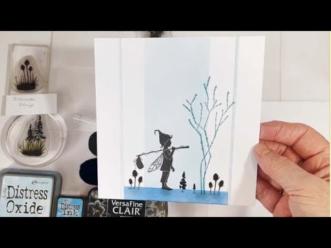 Pan Searching for the glittering Gyp - A Lavinia Stamps Tutorial