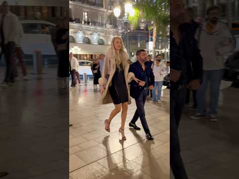 BEAUTIFUL MILLIONAIRE GIRL ARRIVAL IN MONACO 🇲🇨#monaco #millionaire #luxury #rich #shorts