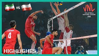 Iran vs Poland | Highlights | 11 Jul | Men's VNL 2019