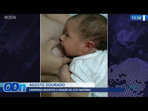 Campanha incentiva a doação de leite materno 04 08 2021