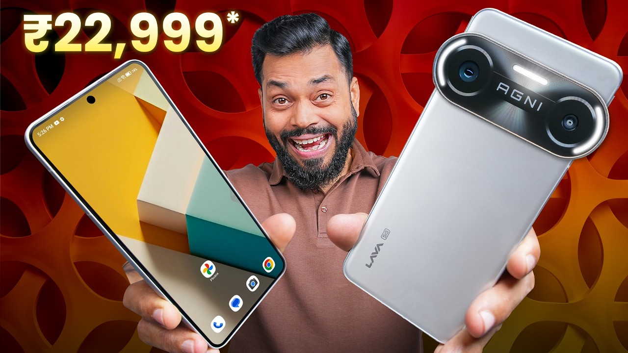 Lava Agni 4 Unboxing & First Look⚡Dimensity 8350, 1.5K AMOLED, UFS 4.0 @ ₹22,999*!