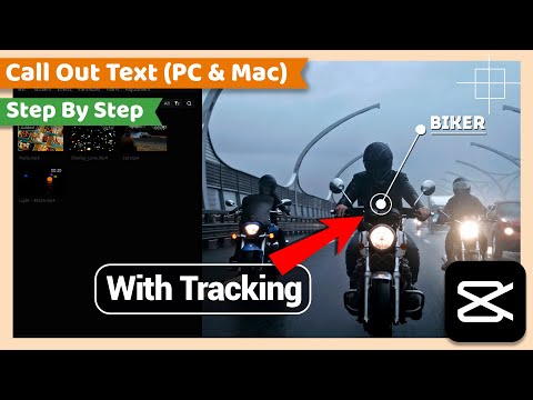 Call Out text Animation with Tracking | CapCut PC Tutorial