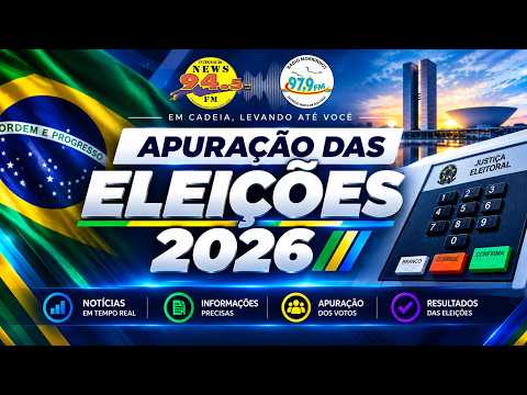 🔴 ELEIÇÕES 2026: Integração News e Morrinhos FM | APURAÇÃO, NOTÍCIAS E RESULTADO EM TEMPO REAL