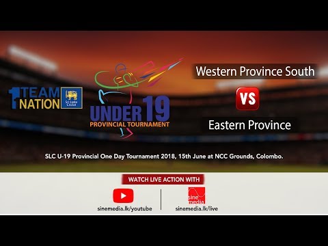 U19 Provincial Tournament 2018 – Western Province South vs Eastern Province