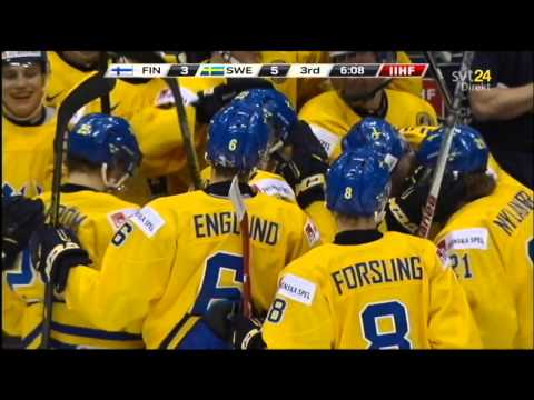 Finland vs Sweden 3-5 IIHF WJC 2014/2015 2015-01-02 PART 8 of 9