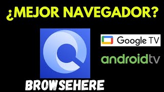 COMO INSTALAR NAVEGADOR en SMART TV ANDROID TV BROWSEHERE