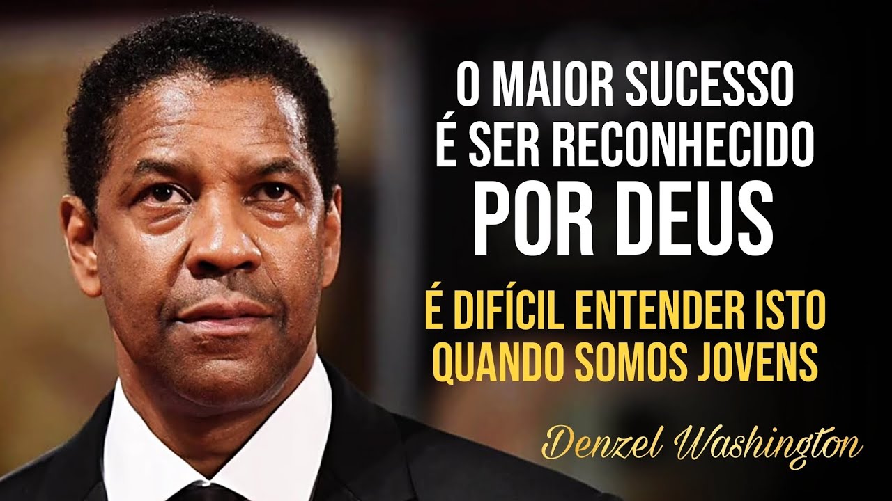 APRENDA ISTO E DESCOBRIRÁ A CHAVE PARA OS MILAGRES DE DEUS! (DENZEL WASHINGTON INÉDITO EM PORTUGUÊS)