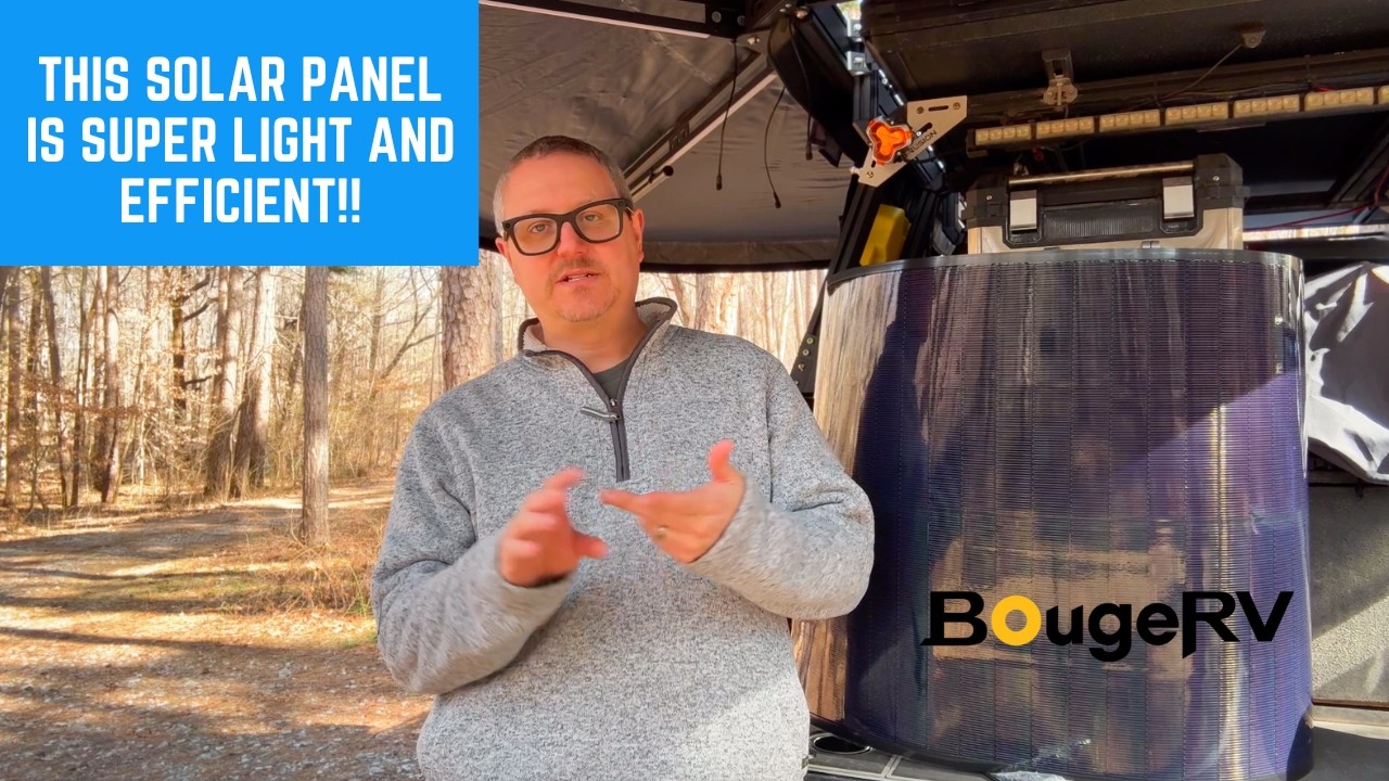 BougeRV 200W CIGS Solar Panel-You Won’t Believe How Lightweight This Solar Panel Is!