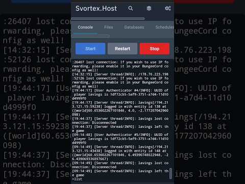 Бесплатный хостинг 24/7 с 20 тпс #серверамайнкрафт #майнкрафт #хостингмайнкрафт #хостинг #24на7