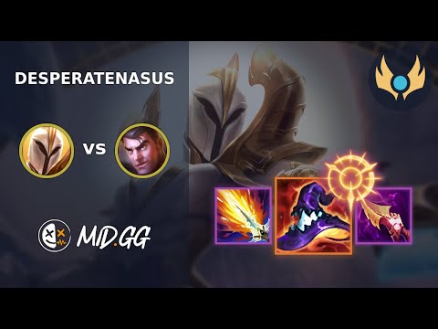MID.GG: [ DesperateNasus ] Kayle MID vs Jayce | KR CHALLENGER | LOL Season 2025