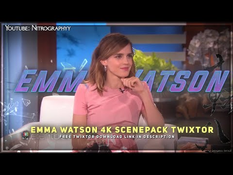 Emma Watson 4K Cute Twixtor | Emma Watson Scenepack Clips for editing| Download Link in Description.