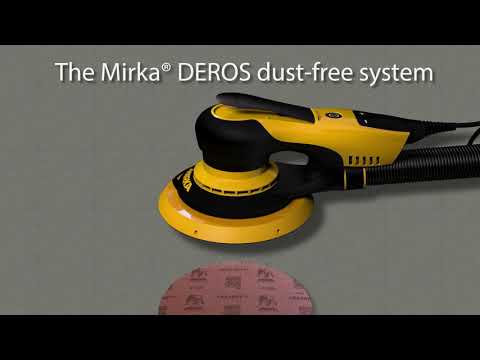 Mirka® DEROS   the unique and lightest electric sander for constructors